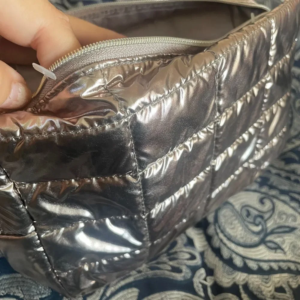 Anastasia Beverly Hills Iridescent Cosmetic zippered‎ plastic Pouch Bag Sephora